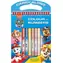 NICKELODEON Malen nach Zahlen Paw Patrol / 9 Ausmalbilder / 6 Stifte