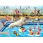 EUROGRAPHICS Puzzle „Verrückter Tag am Pool“ XL / 500 Teile / 68 x 48 cm
