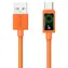 USAMS U92 orange / Lade- und Datenkabel / USB-C - USB-A / 18 W / 1,2 m