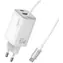 USAMS CC266 weiß / Ladegerät / GaN / 65 W / 2x USB-C / 1x USB-A / PD