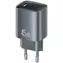 USAMS CC290 T66 dunkelgrau / Ladegerät / GaN / USB-A, USB-C / 45 W / PD, QC
