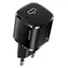 USAMS T36 mini schwarz / Netzteil / USB-C / 20W / PD3.0