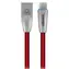 USAMS SJ184 U-Light Geflochtenes USB-C-Kabel rot / Datenkabel / LED-Ladeanzeige / geflochten / 1,2 m