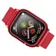 USAMS US-ZB074 rot / Armband / Nylon / Apple Watch 4/5/6/7/SE 44/45 mm