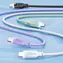 USAMS SJ568 Lithe Green / USB-C-Datenkabel / 66 W / 6 A / 1,2 m / LED-Anzeige