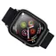 USAMS US-ZB073 schwarzes Armband aus Nylon für Apple Watch 4/5/6/7/SE/SE3 (40/41 mm)