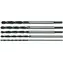 STHOR Holzbohrer-Set, 6-teilig / Länge 300 mm /  6-14 mm / HCS-Stahl