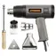 STHOR Heißluftpistole 1000/1500 W / Heißluftpistole / 230 V / 375/495 °C / + Zubehör