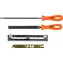 YATO Kettenschleifset 4,8 mm / Kettenschleifset / 4-teilig / für 0,325"-Ketten