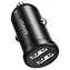USAMS CC114 Mini-Autoladegerät schwarz / 2x USB / 2,4 A