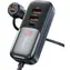USAMS C40 US-CC213 schwarz / Kfz-Ladegerät / 5 Anschlüsse / 3x USB / 2x USB-C / 165 W / PD, QC