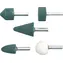 Vorel Schleifstein-Set mit Spitze, 5-teilig / Schleifsteine / Für gerade und Multifunktionsschleifer