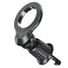 USAMS ZJ075 schwarz / Magnetischer Autoventilatorhalter / 360° drehbarer Kopf / Magnetring inklusive