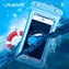 USAMS YD007 blau / Wasserdichte Hülle / für Handys bis 6 Zoll / IPX8 / 20 m