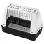 Ferplast Atlas Mini-Transportbox für Hunde und Katzen, grau / 72 x 41 x 51 cm / Tragkraft 10 kg / fürs Auto