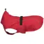 TRIXIE Vimy Hunde-Regenmantel XL 70 cm rot / Wasserdicht / Reflektierende Elemente / Verstellbarer Halsausschnitt