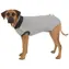 TRIXIE Schutzanzug für Hunde nach Operationen, Größe L-XL / Rückenlänge 62 cm / Klettverschluss