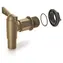 Prosperplast CANTAP 2 Gold / Wasserhahn für Regentonnen / Gewinde 3/4"