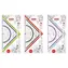HERLITZ my.pen Dreieck / Zeichendreieck / Winkelmesser / Basis 25 cm / abnehmbarer Griff