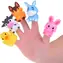 JOKOMISIADA Fingerpuppen-Set Bauernhoftiere 5-teilig / ab 12 Monaten