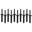YATO Kunststoffnieten 6,6 x 17,2 mm, 10 Stück / Nieten / Kunststoff