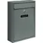 Vorel Briefkasten 360x260x80mm grau / Briefkasten / Stahlblech 0,6 mm / 2x Schlüssel