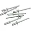 Vorel Aluminiumniete 4,8 x 9,6 mm / Blindniete / 50 Stück / Aluminium