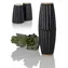 AdHoc MagTwo schwarz / Salz- und Pfeffermühle / magnetisch / Keramikmahlwerk / 19,5 cm