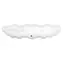 White Shark Cumulus weiß / Tastatur-Handgelenkauflage / 430 x 110 mm / Memory-Schaum