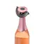AdHoc GUSTO schwarz-rosa Champagnerverschluss / Kunststoff/Silikon / 8,2 x 1,7 cm