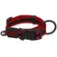 ACTIVE DOG Halsband, flauschig, Größe L, rot / Nylon / 3,2 x 39-59 cm / Reflektierende Elemente