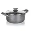 Banquet Granite PR 20 x 9,5 cm / Topf / Antihaftbeschichtung / Glasdeckel / Induktionsgeeignet