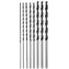 Graphite Holzbohrer-Set, verlängert / 4-5-6-7-8-10-12 mm x 300 mm / 7-teilig