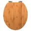 Spirella OSLO / WC-Sitz / Bambus / Soft-Close / 370 x 455 mm