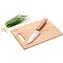 Lamart LT2059 / Schneidebrett mit Messer / Bambus, Walnuss, Edelstahl / 30 x 22 cm / Messer 15 cm
