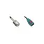 Calearo FAKRA (F) - ISO (F) / Antennenkabel / für Antennensplitter / RG174 / 0,5 m