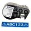 BRADY Druckerband M410/BMP41/M510/BMP51/BMP53/M511 blau/weiß / Etikettendruckerband / Vinyl / 2,54 cm