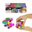 TEDDIES Glitzer-Puzzlewürfel 6,5 x 6,5 cm / Puzzle / Kunststoff / ab 3 Jahren