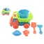 TEDDIES Sandkastenauto mit Zubehör / Sandkasten-Set / Kunststoff / 16 cm / 2 Farben / ab 3 Jahren