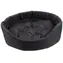 Ovales Hundebett „Dog Fantasy“ mit Kissen, grau / Hundebett / 83 x 73 x 20 cm