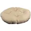 Hundekissen „Fantasie“, hellbeige, 72 x 58 x 8 cm, rund, Polyester, für mittelgroße Hunde