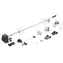 Fieldmann FZG 9031 Grillnadel mit Motor / Edelstahl / Länge 80 cm / Für FZG 3005, 3010, 3013, 3018, 3025