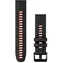 Garmin QuickFit 22 schwarz-rot / Armband / Silikon / 22 mm