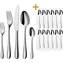 WMF Merit / Besteckset / 66-teilig / für 12 Personen / Edelstahl