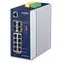 Planet IGS-5225-8P4S / Industrie-Switch / L2+ Managed / 8x Gigabit PoE+ 802.3at / 4X SFP / DIN-Schiene / IP30