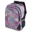 Easy lila Rucksack mit Aufdruck und reflektierenden Elementen / Schulrucksack / 20 l