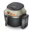Philips NA543/00 schwarz-gold / Heißluftfritteuse / 2000 W / 7,2 l Fassungsvermögen / 12 Programme / Rapid Air