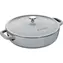 Staub Bratpfanne mit Deckel 28 cm 40511-470-0 Graphit / Gusseisen / Emaille / 3,7 l / Induktion