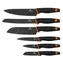 BERLINGERHAUS Granit Diamond BH-2111 schwarz / Messerset / 6-teilig