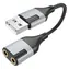 Borofone BV19 schwarz / Externe Soundkarte / USB / 2x 3,5-mm-Klinkenbuchse